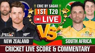 New Zealand vs South Africa | NZ vs SA | Cricket Live Score & Commentary | Sagar Sinha