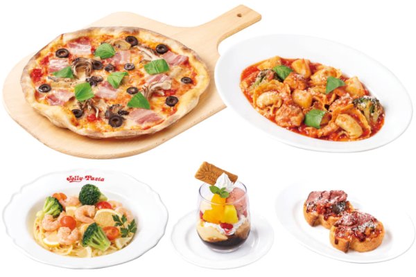 ジョリーパスタ、きのこたっぷりの「木こり風」ピッツァ/生パスタ「ラビオリ」など春夏グランドメニュー開始（グルメ Watch） - Yahoo!ニュース
