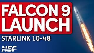 SpaceX Falcon 9 launches Starlink 10-48