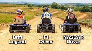 F1 vs NASCAR Vs Drifter | Ultimate Off-Road Challenge