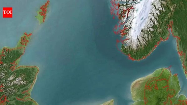 Doggerland: The lost land that once connected Britain to Europe before the sea swallowed it | World News - The Times of India