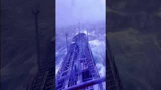 How life is like at the North Sea #northsea #ship #waves
