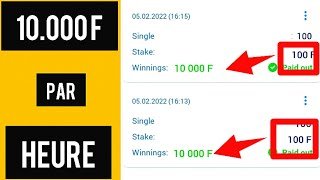 GAGNE 10.000 FCFA par HEURE sur 1xbet | #1xbet #astuce1xbet #faille1xbet #gagnersur1xbet #sur1xbet
