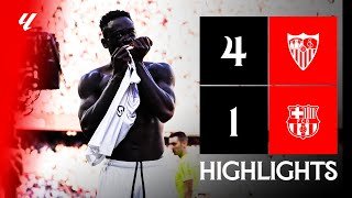 Sevilla FC vs FC Barcelona (4-1) LALIGA | Resumen