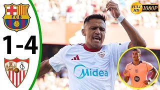 Sevilla vs Barcelona 4-1|Highlights & Goals |2025