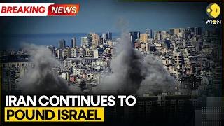 Iran War: Iran Fires Multiple Missile Salvos at Israel; Cars Burned And Overturned By Impact | WION
