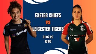 LIVE Premiership Women's Rugby | Exeter Chiefs v Leicester Tigers