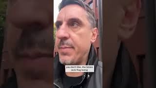 Gary Neville Says He Took Down Union Jack Flag Being ‘Used In A Negative Fashion’