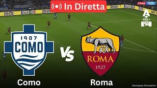 In diretta: Como vs Roma – Serie A 2026 | Simulazione della partita in diretta su PES eFOOTBALL