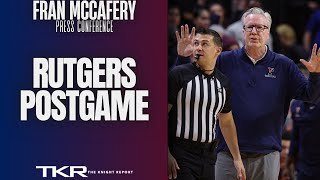 Fran McCaffery talks Rutgers postgame - Penn Quakers Basketball