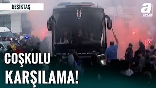 Beşiktaş Kafilesi Gençlerbirliği Maçı İçin Ankara'da | Beşiktaş'a Ankara'da Coşkulu Karşılama