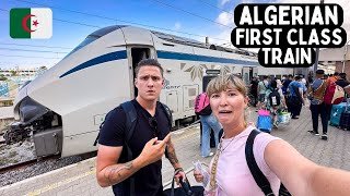 First Class $8 Algerian Train 🇩🇿 Algiers To ORAN (luxury) وهران