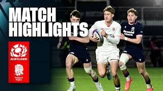 England U20 Men v Scotland highlights | U20 Six Nations 2026