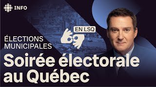 Les résultats des élections municipales au Québec 2025 : revoyez la soirée électorale (LSQ)