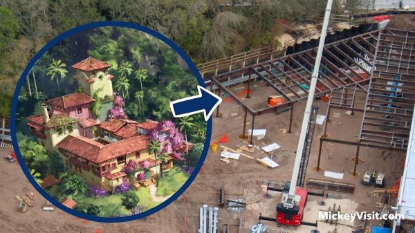 New Disney World Ride Based on Recent Animated Hit Reaches Construction Milestone