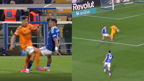 コモ対ローマの試合ハイライト：キックオフ直後、ローマに即座にPKが与えられる。マッサ主審は迷いなく判定を下した | Goal.com 日本