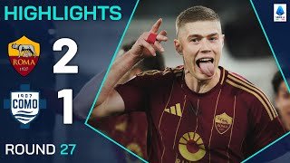ROMA-COMO 2-1 | HIGHLIGHTS | Dovbyk Bags the Goods for Roma | Serie A 2024/25