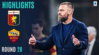 GENOA-ROMA | HIGHLIGHTS | De Rossi Stuns Roma | Serie A 2025/26