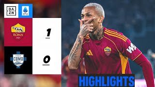 ローマ 1-0 コモ |ハイライト |セリエA 2025 |ウェスリー・フランサのゴール |ローマ コモ |ローマ対コモ