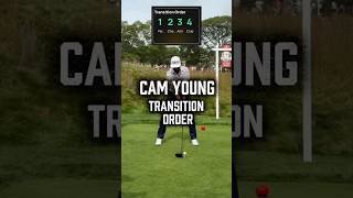 The PERFECT Downswing Transition Order | Cam Young 👌 #golf #golftips #golfswing #golfshorts