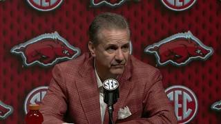 John Calipari, players postgame – Arkansas 93, Ole Miss 90 (SEC Tournament Semifinal Round)