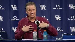 John Calipari recaps Arkansas' win in Rupp Arena