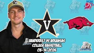Vanderbilt vs Arkansas 3/15/26 Free College Basketball Picks and Predictions | NCAAB Pick