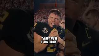 Vanderbilt QB Diego Pavia after upsetting No. 1 Alabama 🗣️