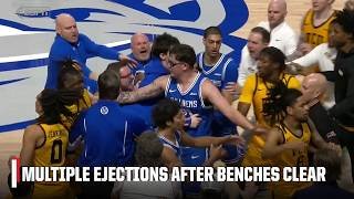 Benches clear late between VCU and Saint Louis leading to several ejections | ESPN CBB