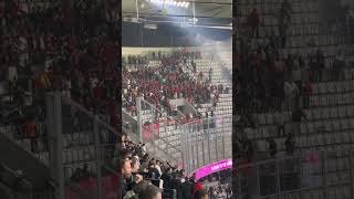 Gençlerbirliği taraftarı, Beşiktaş galibiyeti sonrası marşlar söyledi.