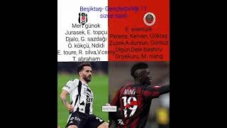 beşiktaş- gençlerbirliği