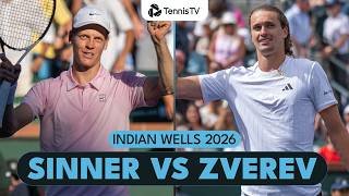 Jannik Sinner vs Alexander Zverev For A Spot In The Indian Wells Final! | 2026 Match Highlights