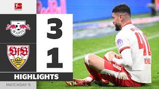 Chasing The Top! Statement At Home! | RB LEIPZIG - VFB STUTTGART | Highlights | MD 9 – Bundesliga