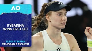 Set Point | Elena Rybakina Wins First Set Against Aryna Sabalenka | Australian Open 2026 Final