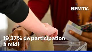 Municipales: le taux de participation pour le premier tour à la mi-journée
