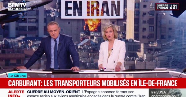 La guerre en Iran bouscule la hiérarchie des chaînes d’info en mars