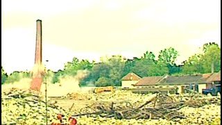 Destruction de la grande Cheminée à Nomexy