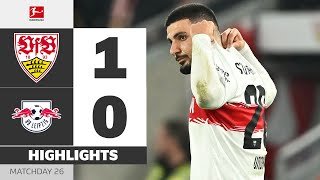 Undav Delivers Top Four Boost! | VFB STUTTGART - RB LEIPZIG | Highlights | Matchday 26 – Bundesliga
