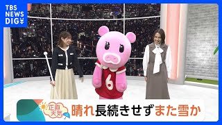 【3月11日 関東の天気】晴れ長続きせずまた雪か｜TBS NEWS DIG