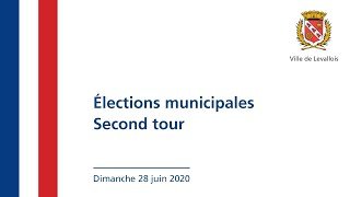Proclamation des résultats des élections municipales à Levallois
