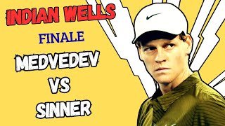 LIVE MEDVEDEV - SINNER🔥🎾 FINALE INDIAN WELLS