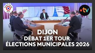 Dijon - Débat du 1er tour élections municipales 2026