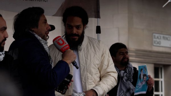 Bob Vylan rapper repeats 'death to the IDF' chant at Al Quds Day demonstration