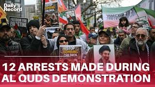 Twelve arrests made amid Al Quds Day demonstration and counter-protest