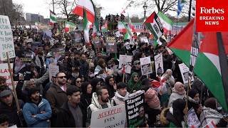 Protesters Clash With Counterprotesters And Multiple Are Arrested At Al Quds Day Rally In London