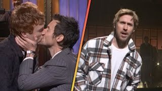 SNL: Harry Styles KISSES Cast Member, Gets Ryan Gosling Assist