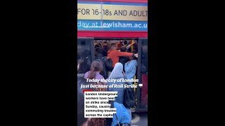 Social media videos show impact of London Underground strikes