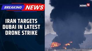 Drone Incident Sparks Fire Near Dubai Airport Fuel Tank | Dubai Civil Defence Responds | News18