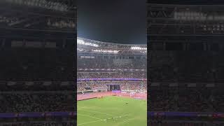 【世界陸上】超満員の国立競技場 #worldathletics