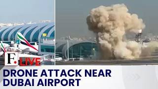 Firstpost LIVE: Drone Strike Sparks Fire Near Dubai Airport as Iran War Enters Day 17 |West Asia War